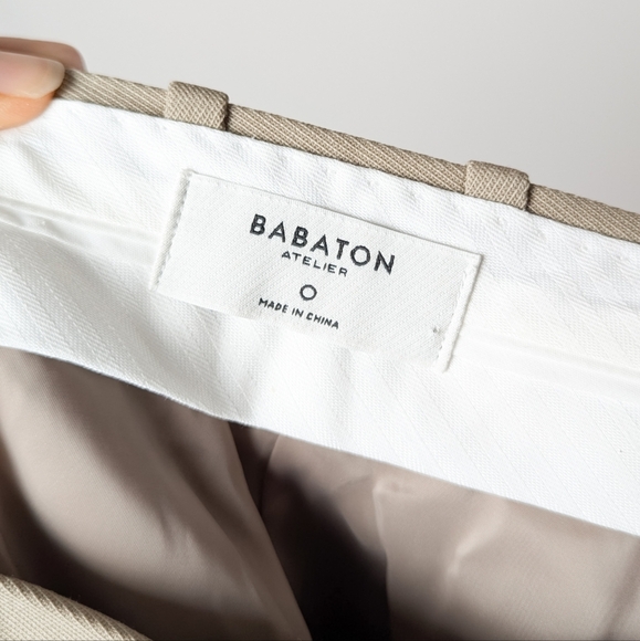 BABATON Agency Pant Wool Tan 0 Aritzia - Picture 14 of 15